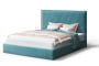 Кровать СОФИЯ 2000*1200мм (без опор), велюр NEO 22 (бирюзовый), (б/основания, б/матраса)_873266