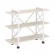 Стеллаж на колесных опорах - 3 полки LOFT  VR.L-MST.K-3.8V Металл белый Денвер светлый_227360