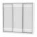 Шкаф-купе B-230х235х60-2(Белый-D10D10D10)_356440