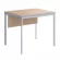 Стол прямой IMAGO-S СП-1SD клен алюминий_120533
