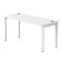 Стол прямой на металлокаркасе, опоры 45 гр Everprof EVO 254S008 Белый_2485134