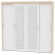 Шкаф-купе T-5-230х235х45-M(ДСС-Белый-3)_347890