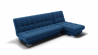 Диван Хьюстон-2 угол левый/правый (ЗР) Цвет фасада: Синий; Тип: Левый/правый; Материал фасада: Металл/Велюр_897032