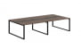 Переговорный стол EDIS EQCT 3116 Дуб Денвер темный Мокко Черный_3637185