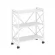 Стеллаж на колесных опорах - 3 полки LOFT  VR.L-MST.K-3.8 Металл белый Белый Бриллиант_227355