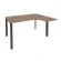 Стол эргономичный правый на П-образном м/к ONIX O.MP-SA-3R Дуб Аризона/Антрацит_240814