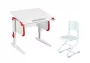 Стол универсальный трансформируемый Parta 1/75 + Stul Белый Красный_55028