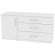 Комод Калисто(K48)699х1352х468ручкарейлинг160мм(Белый)_361350