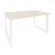 Стол переговорный (1 столешница) ONIX O.MO-PRG-1.3 Денвер Светлый/Белый_242372