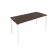 Стол письменный METAL SYSTEM Б.СП-4 Венге/Белый_237377
