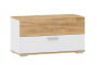 Тумба для обуви Санти НМ 013.25 Белый/Дуб Крафт Золотой_362888