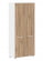 Шкаф с глухими дверьми EDIS EHCS 85.1 Дуб Денвер светлый Белый Белый_3652701