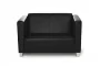Диван двухместный Милано Комфорт Д2 Домус Блэк (черный) Категория 2_230589