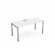 Стол рабочий, прямолинейный GLOSS LINE НСР-П.006.2 Белый Премиум_219073