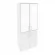 Шкаф высокий широкий ONIX O.ST-1.2R white Белый Бриллиант_242776