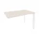 Стол-приставка на П-образном м/к к опорным элементам ONIX O.MP-SPR-2.7 Денвер Светлый/Белый_240891