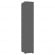 Шкаф распашный Алиса(H2)2230х400х540ручкаскоба96мм(Графит)_361959