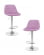 Стул барный DOBRIN DINA (фиолетовый) 2 шт_3636665