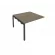 Проходной наборный элемент переговорного стола Metal System Б.ППРГ-2 Вяз/Антрацит_243757