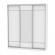 Шкаф-купе B-220х200х60-1(Белый-D7D8D7)_358516
