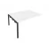 Проходной наборный элемент переговорного стола Metal System Б.ППРГ-4 Белый/Антрацит_243777