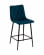 Стул полубарный Одди Diamond велюр синий_3510896