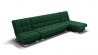Диван Хьюстон-3 угол левый/правый (ЗР) Цвет фасада: Зеленый; Тип: Левый/правый; Материал фасада: Металл/Велюр_898516