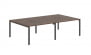 Бенч-система 4-местная EDIS EUWST 2716 Дуб Денвер темный Мокко_3634546