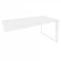 Стол-приставка на О-образном м/к к опорным элементам ONIX O.MO-SPR-4.8 Белый Бриллиант_242269