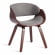 Стул LANDO (mod.8036) дерево / ткань, 59х53х75 см, орех/серый, Aimcasa 28_2464827