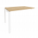 Наборный элемент рабочей станции на П-образном м/к ONIX O.MP-1.NRS-2.8 Тиквуд Светлый/Белый_252541