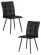 Стул обеденный Bari (2 шт. в упаковке) LT, экокожа , черная, 41х55х89 см_3510918